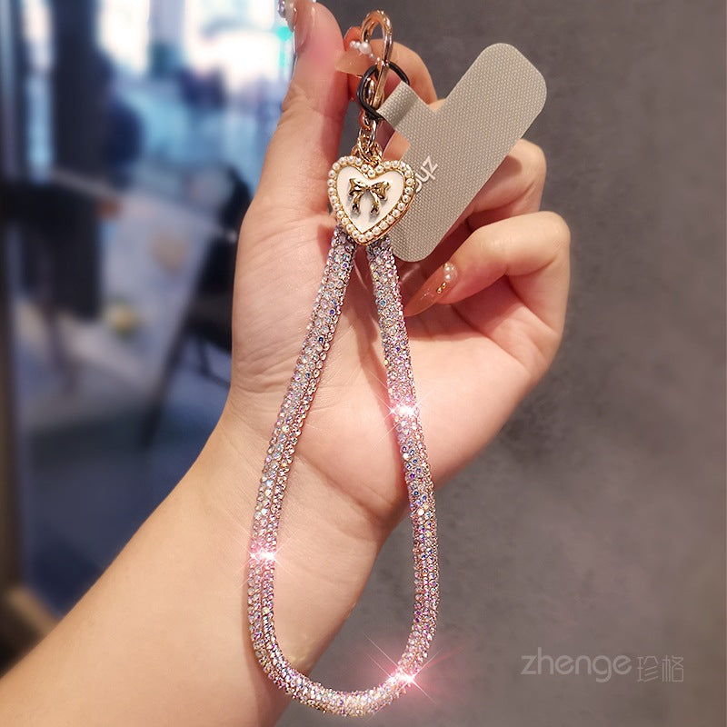 New Bling Rhinestones Butterfly Phone Lanyard