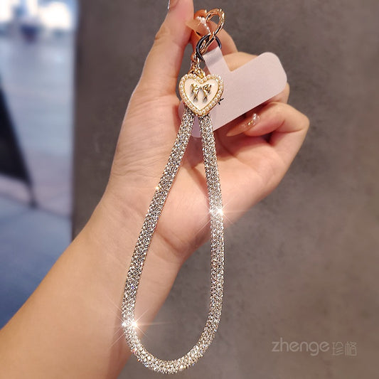 New Bling Rhinestones Butterfly Phone Lanyard